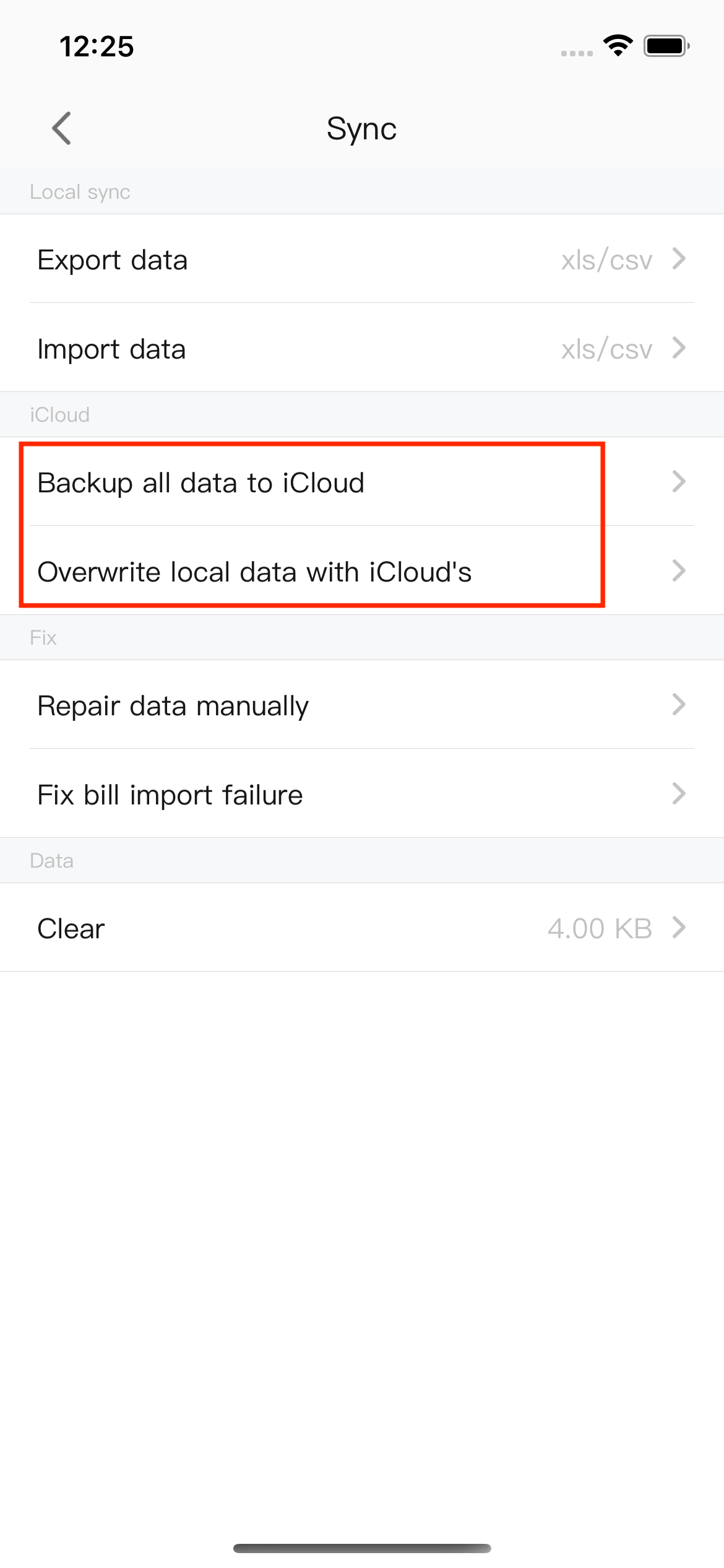 iCloud备份