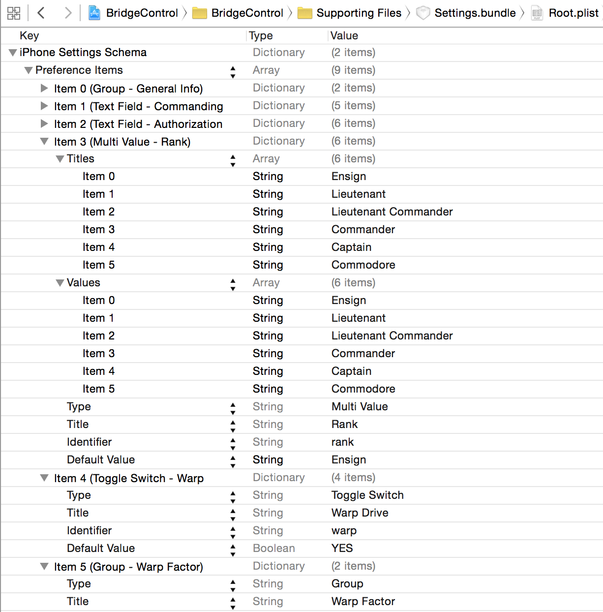 Root.plist文件 2